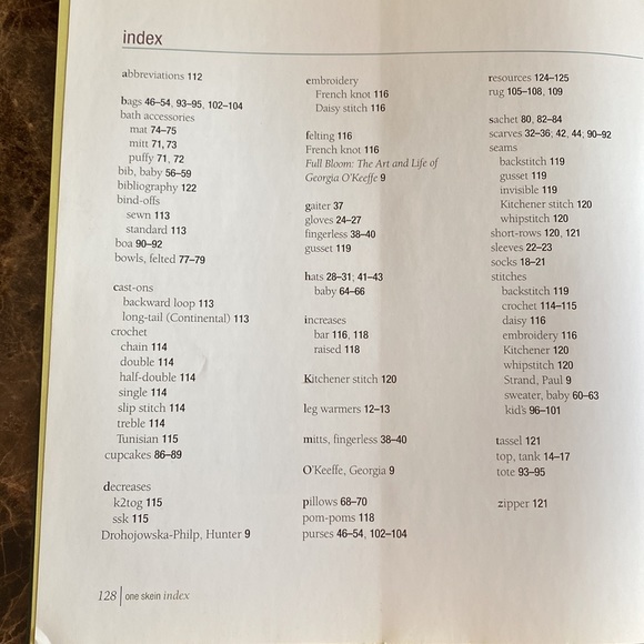 One Skein, 30 Quick Projects to Knit & Crochet, by Leigh Redford, EUC, org owner - Picture 6 of 6